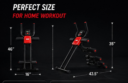 CoreFold™ — Foldable Ab Workout Machine for Core Training