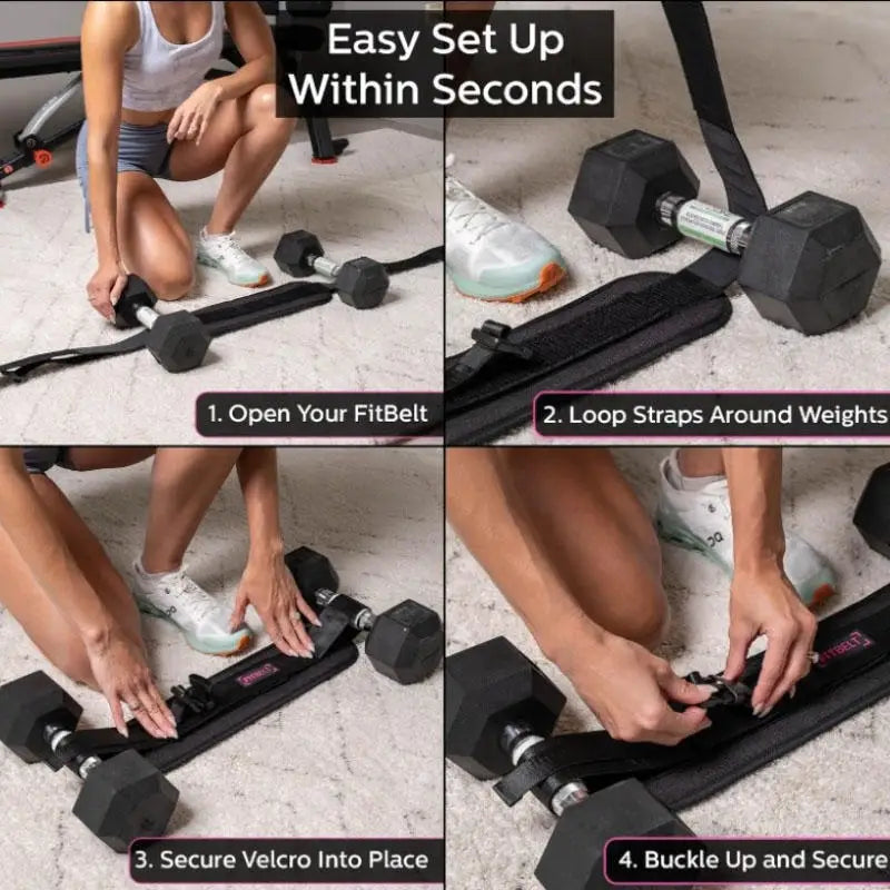 Adjustable Hip Thrust Belt Glute Trainer Workout