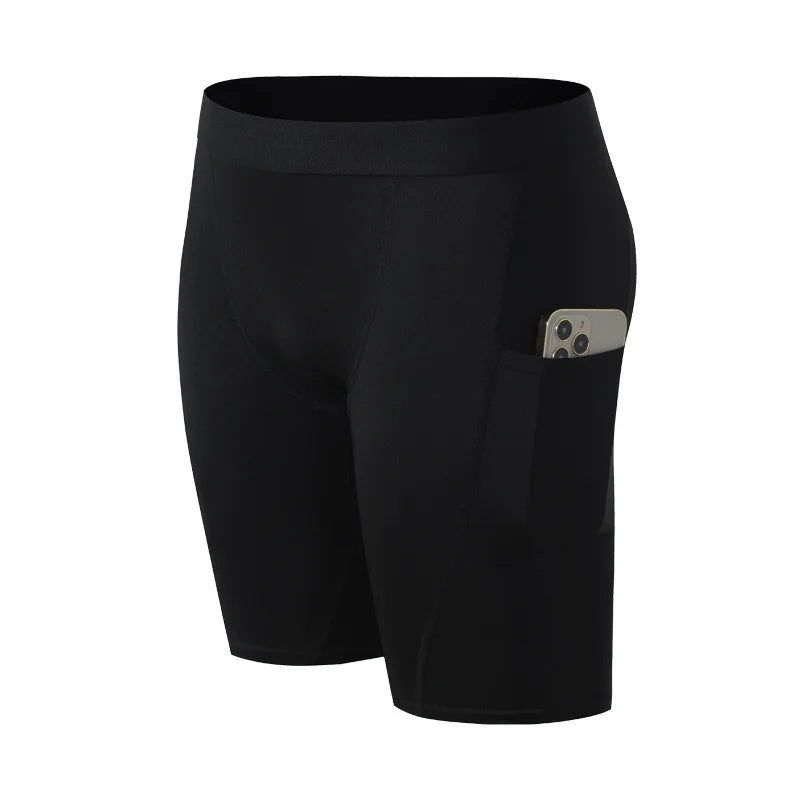 Quick Dry Compression Running Gym Sport Shorts