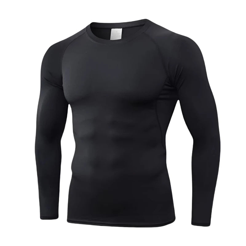 Long Sleeve Compression Gym Running Shirt
