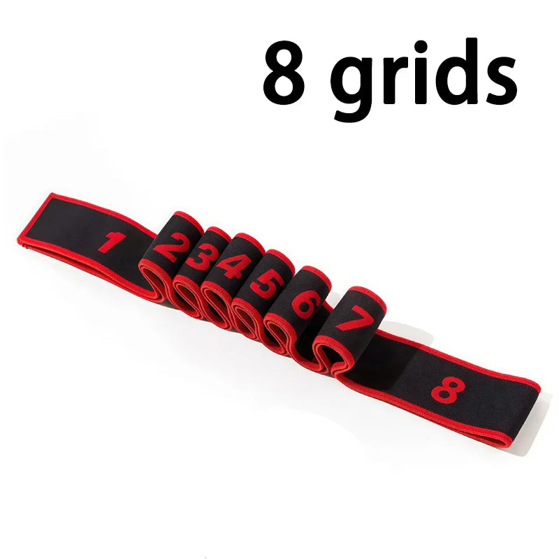 8 10 Section Elastic Yoga Pilates Resistance Band