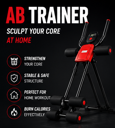 CoreFold™ — Foldable Ab Workout Machine for Core Training