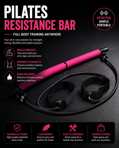 PilatesPro™ — Pilates Ring & Resistance Band Set