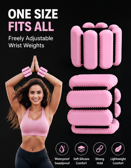 WeightWrap Lite™ — Lightweight Wearable Weights for Daily Use