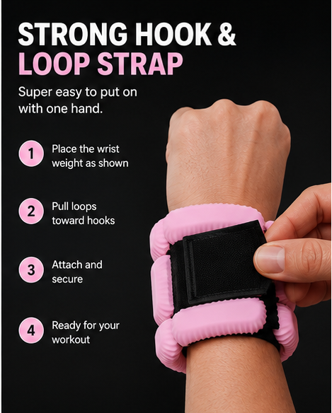 WeightWrap Lite™ — Lightweight Wearable Weights for Daily Use