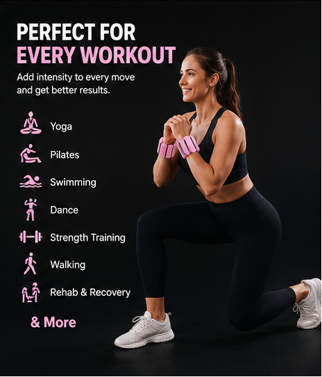 WeightWrap Lite™ — Lightweight Wearable Weights for Daily Use