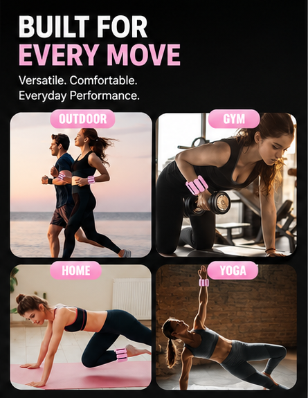 WeightWrap Lite™ — Lightweight Wearable Weights for Daily Use