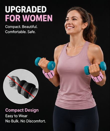 WeightWrap Lite™ — Lightweight Wearable Weights for Daily Use