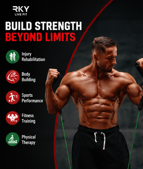 BandForce™ — Heavy Duty Resistance Bands for Strength Training