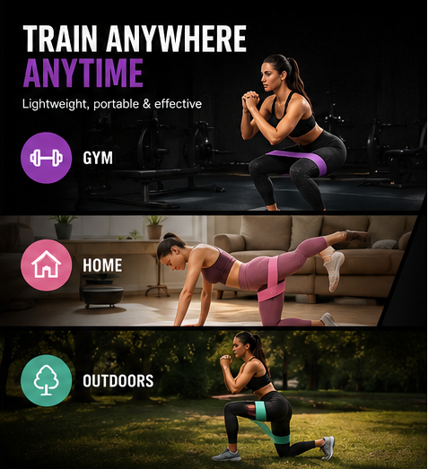 CurveBand™ — Booty Resistance Bands for Glutes & Legs