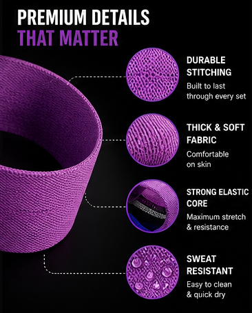 CurveBand™ — Booty Resistance Bands for Glutes & Legs