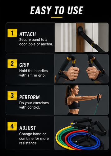 FlexBand Pro™ — Resistance Bands Set for Home Workouts