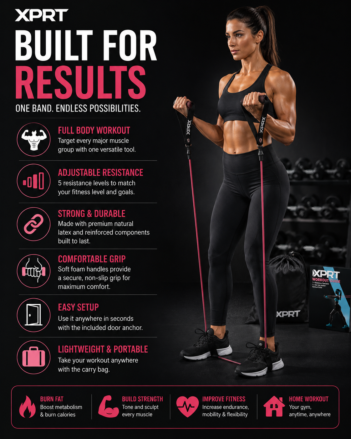 AnchorFlex™ — Door Anchor Resistance Band Attachment