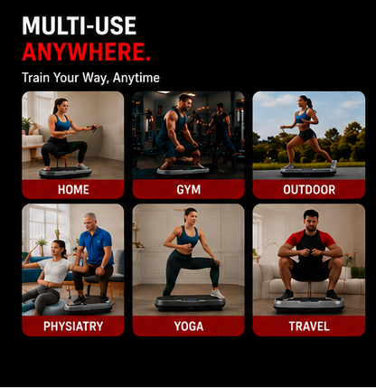 PulsePlate™ — Full Body Vibration Plate for Home Workouts