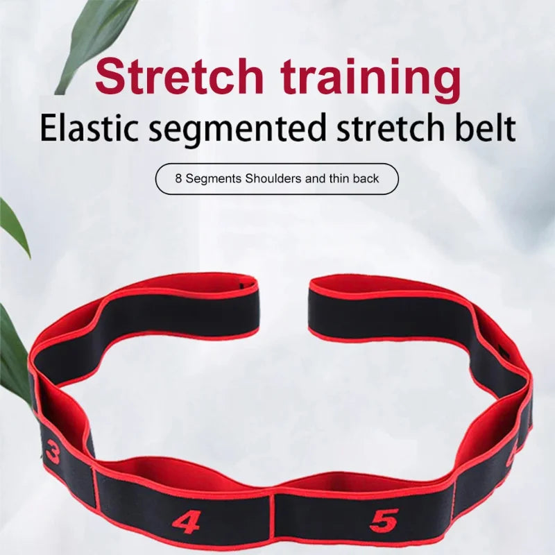 8 10 Section Elastic Yoga Pilates Resistance Band