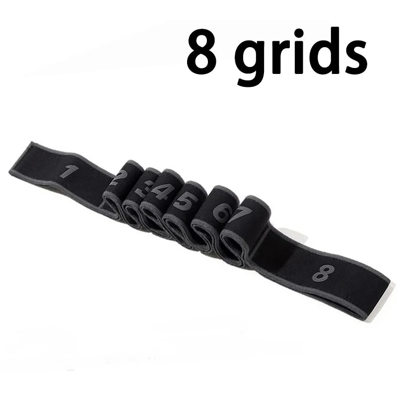 8 10 Section Elastic Yoga Pilates Resistance Band