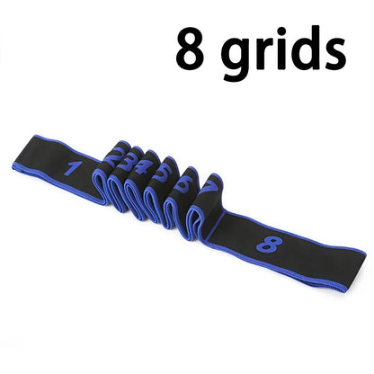 8 10 Section Elastic Yoga Pilates Resistance Band