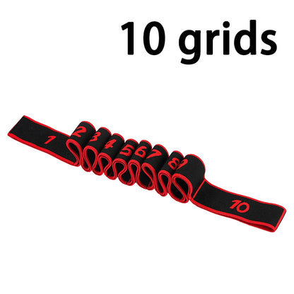 8 10 Section Elastic Yoga Pilates Resistance Band