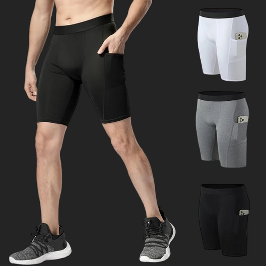 Quick Dry Compression Running Gym Sport Shorts