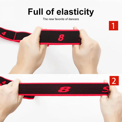 8 10 Section Elastic Yoga Pilates Resistance Band