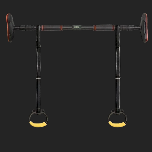 Adjustable Gym Rings Durable PA Grip Training