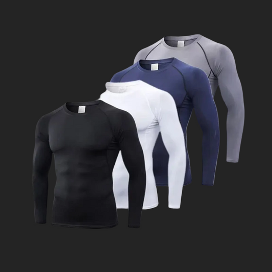 Long Sleeve Compression Gym Running Shirt
